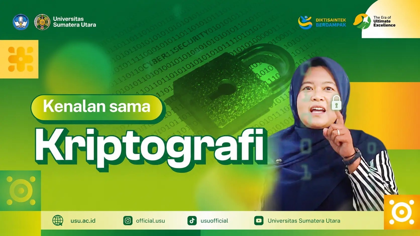 Dosen USU Jelaskan Peran Kriptografi di Balik Keamanan Aktivitas Digital